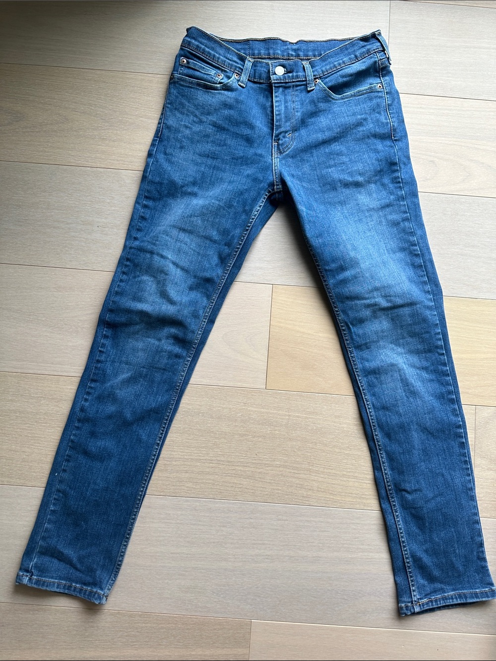 Levi's Men's Skinny Jeans in Blue Wash